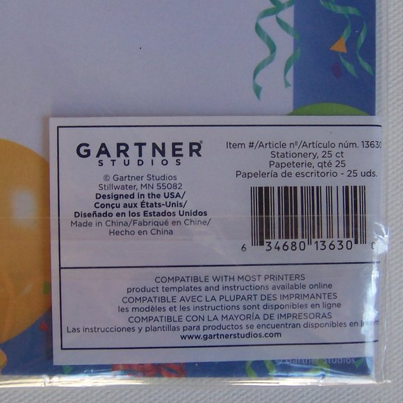 GARTNER STUDIOS Party Balloons Paper (25 sheets) - Picture 4 of 4